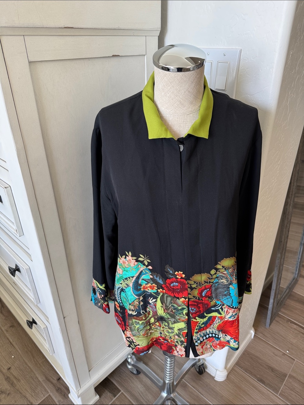 Harari M silk shirt jacket